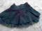 Szkolna Tiulowo sztruksowa  spódniczka granat 116