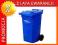 Pojemnik na odpady 240L EUROPLAST niebieski MOCNY