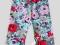 Legginsy 3/4 dla dzieci-kwiaty-Gracja - 146