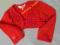 MAYORAL CHIC bolerko czerwone NARZUTKA sweterek 74