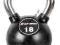 Hantla gumowana z uchwytem chrom 18kg KETTLEBELL