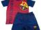 Piżama FC Barcelona - kolor bordowy Rozmiar 152