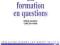 La formation en questions CLE francuski NOWA