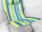 Krzesło Plażowe Składane z poduszką