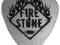 Fire Stone Stainless Steel stalowaKostka do gitary