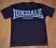 LONSDALE - GRANATOWY T-SHIRT - ROZ. M - BDB