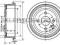 BĘBEN HAMULCOWY OPEL KADETT VECTRA ASTRA