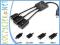 Kabel USB HOST OTG Micro USB Rozdzielacz Tablet