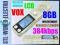 DYKTAFON CYFROWY PODSŁUCH LCD DET. DŹWIĘKU VOX 8GB