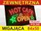 LED Reklama tablica HOT CAFE OPEN zewn. miga+pilot