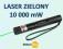 LASER ZIELONY GREEN 10,000 mW +DISCO+aku 8800 mAh