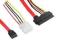 Kabel HDD | SATA | 45cm | konektor zasilania LP4