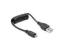 GEMBIRD Kabel USB AM-Micro Spirala 20-60cm