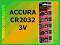 1 x BATERIA LITOWA ACCURA CR2032 DL2032 3V