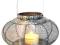 stylowy ogrodowy metalowy lampion,orientalny,duzy