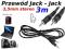 3m Kabel przewód JACK -JACK 3,5mm głośniki mp3 mp4