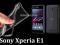 ETUI SILIKON CRYSTAL CASE SONY XPERIA E1 + FOLIA