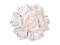 Bukiet z róż z perełkami, biały, 20cm, 1szt.