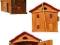 drewniany domek dla lalek