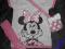 DISNEY MINNIE 3CZ. TUNIKA+RAJSTOPY+TOREBKA 9-12m