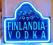 Reklama Neon Finlandia Vodka prezenter szyld Wodka
