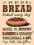 Metalowy szyld Świeży chleb pieczony każdego dnia