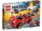 NOWE LEGO NINJAGO 70727 NINJA ŚCIGACZ CHARGER!!!