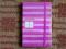 MOLESKINE notes - RULED hardcover PINK paski 9X14