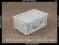 Biała wiklinowa kasetka pudełko 35 cm wiklina