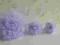 Pompony tiulowe - lawendowy 10 cm