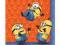 SERWETKI papierow MINIONKI 20 szt 33x33 urodziny