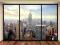Manhattan, New York window - fototapeta FXL0728