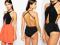 04685 AQ AQ by ASOS__NDB CZARNE BODY WYCIĘCIA__M