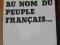 Au nom du peuple francais... - Jean-Marie Borzeix