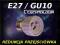 Przejściówka z E27 na GU10 redukcja adapter 27GU