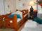 Łóżko drewniane SEWERYN 70x160 olcha + szuflada