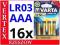 16x BATERIA VARTA LONGLIFE GERMANY LR03 AAA R3