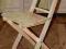 Krzeszło drewniane składane , krzesełko składane