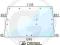 SZYBA TYLNA JOHN DEERE  2850 3040 3650 4040 4250 4