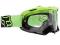 GOGLE FOX AIRSPC DAY GLOW GREEN - SZYBA CLEAR