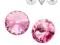 Swarovski 1122 Rivoli SS29 Light Rose 6,2mm 2 szt.