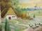 OBRAZ-CIEKAWY PASTEL-ŁADNY,SUPER!!-A.K. 1934-