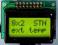 WYSWIETLACZ LCD 2x8 Y/G PODSWIETLANY LED Yellow/G