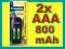 Ładowarka VARTA DAILY +2x AAA 800mAh Ready2USE