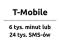 T-Mobile 6000 min. / 24000 SMS-ów - zbieraj minuty