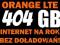internet orange na kartę 404 GB do 19.11.2015 WOW