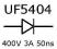 UF5404 diody szybkie 400V 3A UF5403 UF5402 UF5401