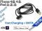 KABEL USB iPhone 4 4S 3G Ipad 3 FV CZARNY