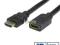 Kabel przedłużacz HDMI - HDMI męski - żeński 3m cz