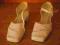 Buty Pantofle Pantofelki Dziewczynka Białe 32